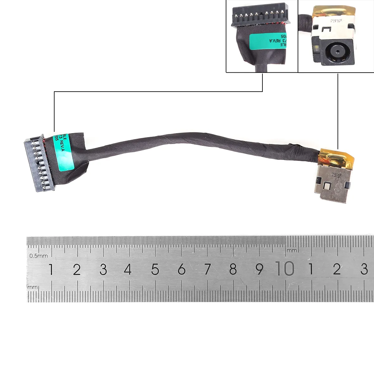 Picture of DC Power Jack Compatible with HP Omen TPN-C144 17-CB L52813-S73 N18E